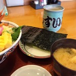 かっすい亭 - 海苔を外すと