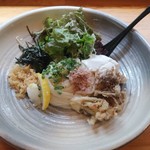 うどん匠人 岡本 - 人気の自家製豆腐と舞茸天ぶっかけ