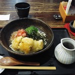 饂の神 - 鱧天の梅おろしぶっかけ(温)　1,000円(税込)