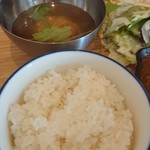 季節の外ごはん Okibi - ライスとスープ