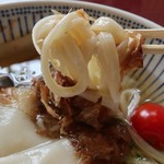 久良一 - 冷製　川幅うどん690円