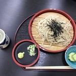 道の駅 はしかみ - ざるそば普通盛り¥600