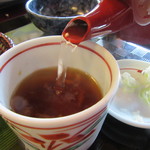 手打ちそば かめやま - そば湯はサッパリ派。