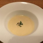 レストラン フィーネ - とうもろこしの冷製スープ