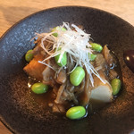 GIRINO - 枝豆と厚揚げの煮物