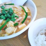 麺や二代目 夜来香 - スーラーまぜそば＋痺追い飯