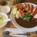 ブラウンオニオンカレーファクトリー - ・「ロースカツカレー(\1380)」