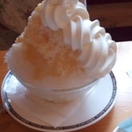 コメダ珈琲店 - リンゴ・練乳・ソフト氷