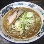 長尾中華そば - こく煮干し(細麺)+ねぎだく ¥800+50