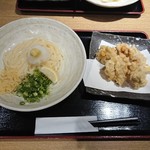 うどん処 松 - とり天生醤油うどん