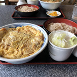 そば処 海景庵 - カツ丼とそばのセット ¥850