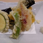 すし善 - 夏野菜の 天ぷら