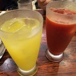 グリルママ - オレンジジュース、トマトジュース