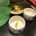 銀座 しのはら - シャインマスカットの白和え