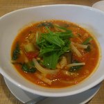 空と大地のトマト麺 Vegie  - 【2012年01月】 トマト麺＠700円。