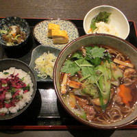 鴨料理専門店 鴨亭 - 鴨きのこそば　９８０円