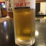 御食事処 道 - 生ビール アップ