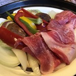 個室居酒屋 肉和食 肉仙 - 仙台牛の土鍋蒸し