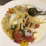 Cucina Italiana YOSHINO - 白イカと自家製ピクルスの冷製スパゲッティ