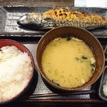 しんぱち食堂 - さば文化干し定食（740円＋税）