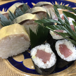 Chidoritei - 鯖寿司と鉄火巻♪