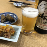 Chidoritei - アサヒ中瓶・つきだし♪