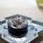 鮨 なんば - イワシの海苔巻き