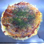 お好み焼 まきつぼ - 肉玉イカ天そば