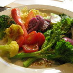 ohanaya - 蒸し野菜のアンチョビソース