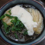 めはり本舗 三軒茶屋　紀伊田辺支店　きざみ＋山かけ蕎麦