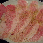 一力 - 半額日は豚バラ600円→300円