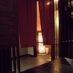 一力 - 夜の店内