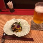 Wa Sousaku Kabuto - 一品目と生ビール