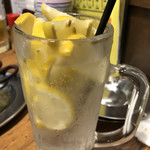 Kama Yaki Tori Hompo Oya Hinaya - 最近流行りのレモンの氷漬けハイボール