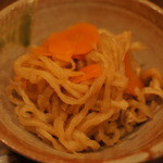 炭火焼ジンギスカン ポッケ - 作り立ての切り干し大根