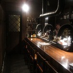 路地裏ジンギスカンしまだや - カウンター席