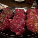 路地裏ジンギスカンしまだや - 上ラムカルビ三種盛