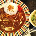 尾山食堂 - すじ肉煮込みカレー。Kanazawa curry.