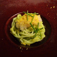 KAZAN - オホーツク海甘海老の冷たいフェデリーニ ズッキーニのクレマで