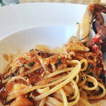 イタリア料理 リストランテ フィッシュボーン - 渡り蟹のトマトパスタ