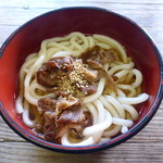 Hakuba Ooike Sansou - ランチ（肉うどん）