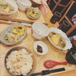 中央食堂・さんぼう - 盛り豆腐精進あんかけ 1300円