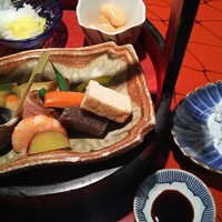 長崎卓袱浜勝 - 手桶とお刺身