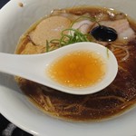 Japanizu soba noodles rutsuta - スープ。