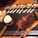 源氏本店 - 鉄板串焼き5本セット