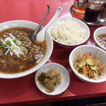 中華大新 - 大新ラーメンとライスセット