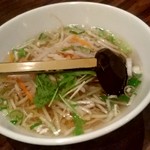 上海華龍 - 【2019.8.13(火)】本日の日替わり①の塩もやしラーメン