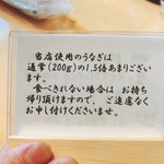 うなぎ亭 友栄 - 