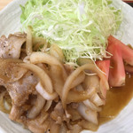 食堂 ヤオキン - 生姜焼き アップ