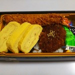 美濃味匠 - 和膳だし巻き玉子と海老フライとごま味噌ヒレカツ重1100円